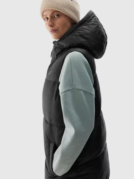 Vestă din puf 4f negru