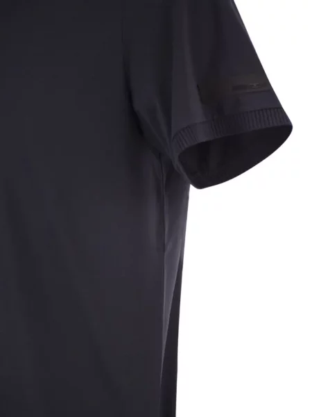 Tricou Rrd din țesătură twill albastru