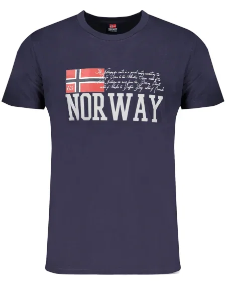 Tricou Norway 1963 scurt albastru