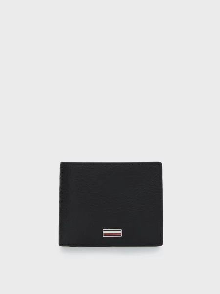 Кожаный кошелек Tommy Hilfiger черный