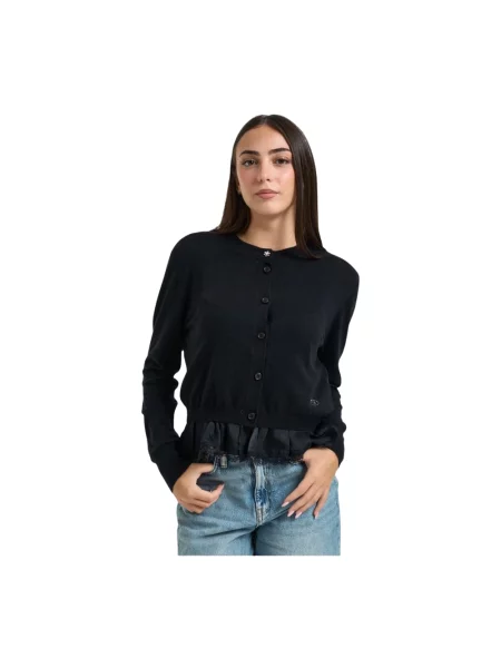 Sweter Liu Jo wełniany czarny