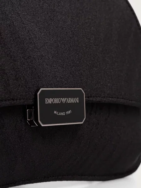 Велюровый клатч Emporio Armani