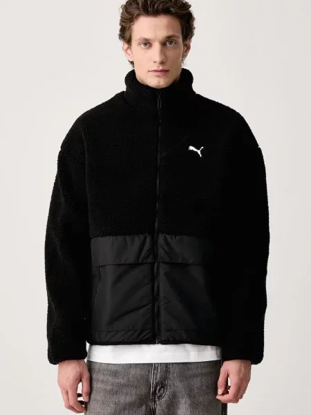 Puma jachetă scurtă pentru bărbați Sherpa negru