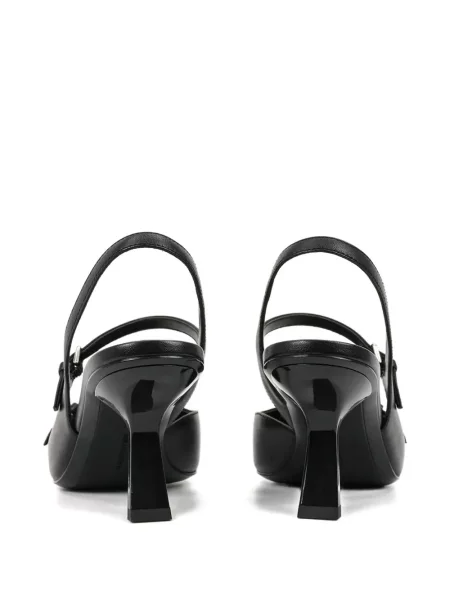 Pantofi cu toc Karl Lagerfeld cu cataramă slingback negru