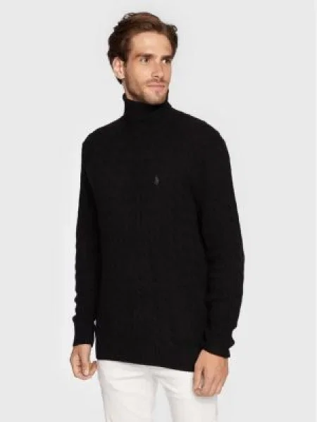 Dlhý rolák Polo Ralph Lauren s dlhými rukávmi čierna