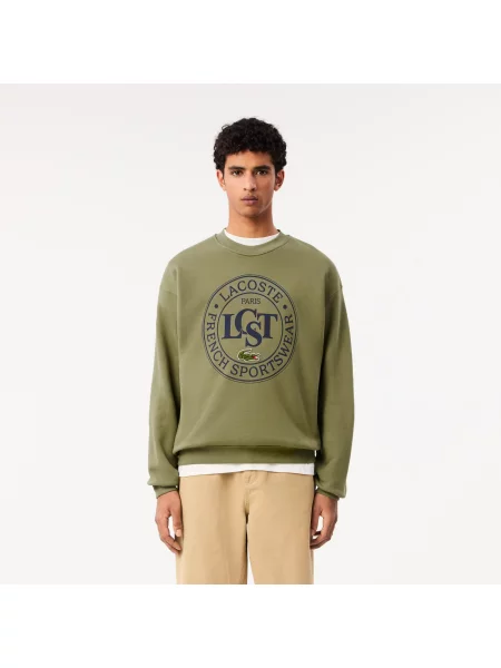 Lacoste толстовка чоловіча Loose Fit зелена