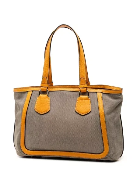 Plátěná kabelka Celine Pre-owned oranžová