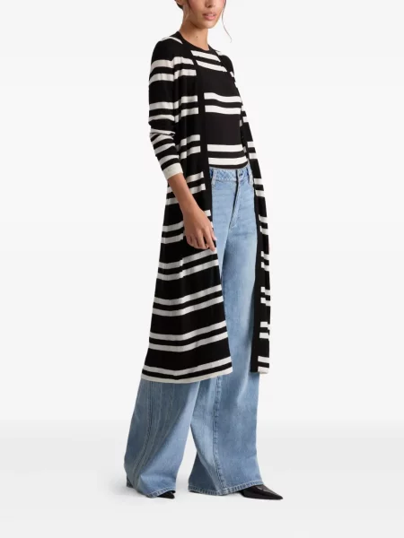 Cardigan Alice + Olivia cu dungi negru