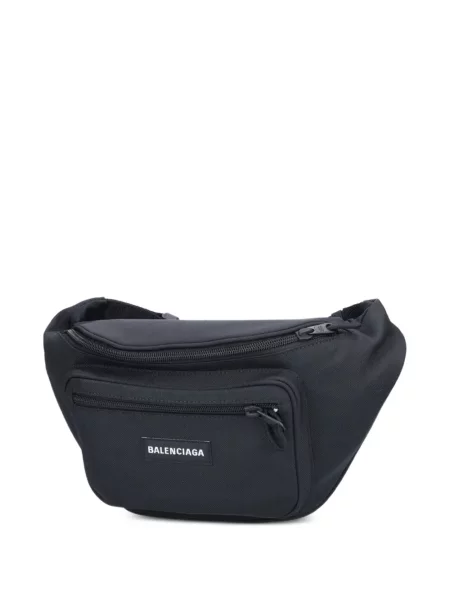 Curea Balenciaga cu autograf negru