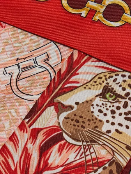 Sutien bandeau Ferragamo cu imagine roșu