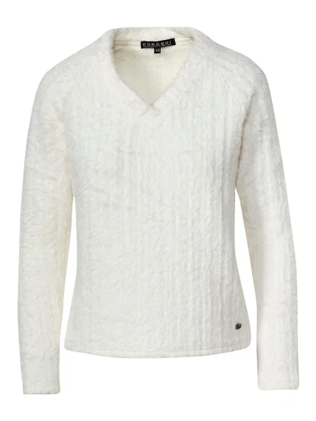 KOROSHI Pulover murdar alb