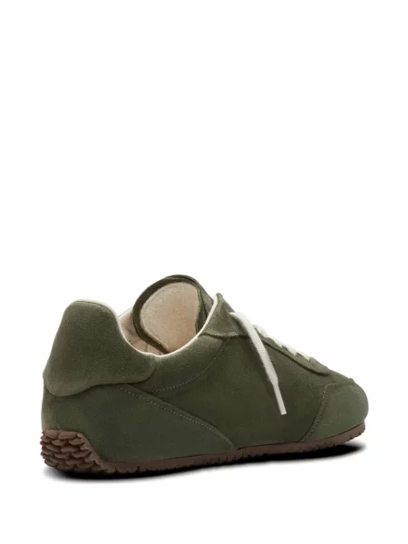 Sneakerși Axel Arigato din piele de căprioară verde