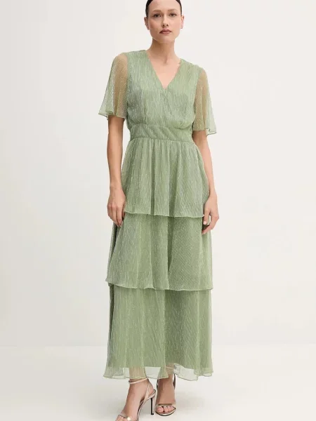 Рокля OUI дълга със стандартна кройка зелено