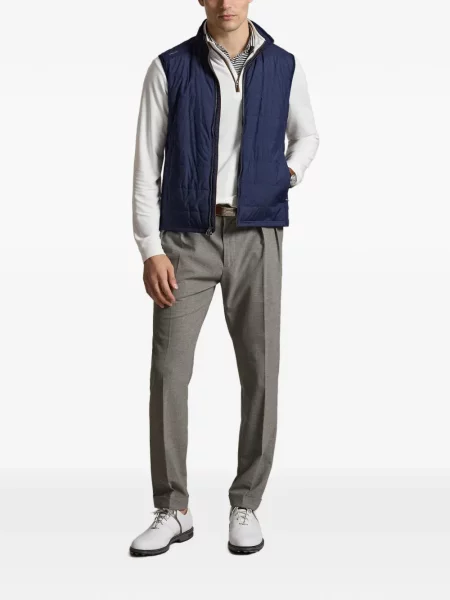 Hanorac cu fermoar Rlx Ralph Lauren cu broderie alb