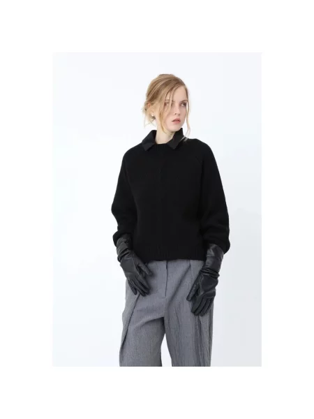 Sweter Won Hundred wełniany czarny