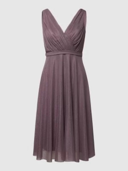 Sukienka koktajlowa z w talii Troyden Collection