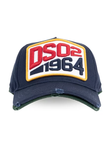 Czapka z daszkiem Dsquared2 niebieska