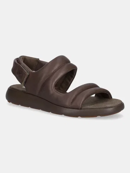 Кожени сандали Timberland Belmar Waves Backstrap кафяво