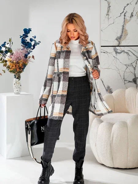 Повсякденні штани LadyLike віскоза/поліестер сірий