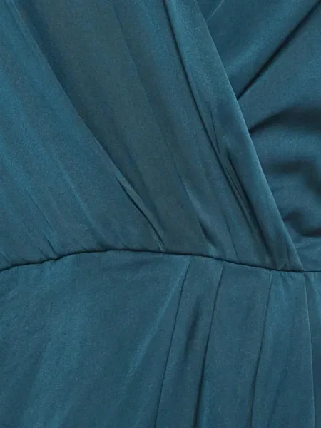 Mała sukienka mini Dvf Diane Von Furstenberg kopertowa garniturowa niebieska