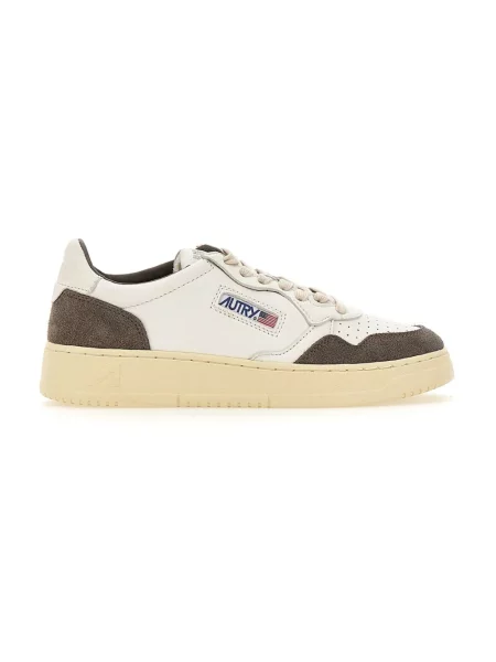 Sneakersy Autry skórzane białe