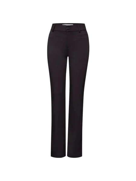 Pantaloni Street One streetstyle din țesătură twill negru