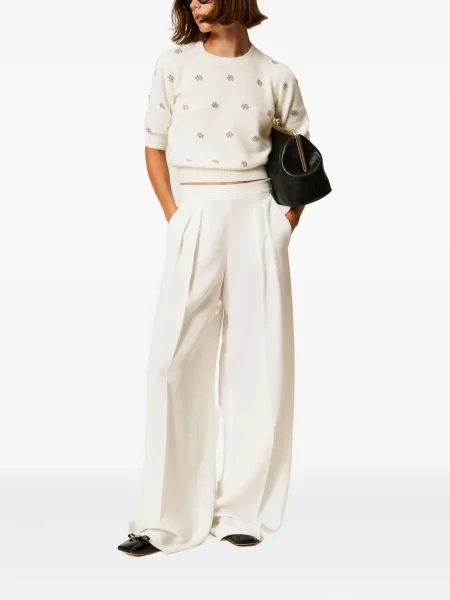 Pulover Twinset alb