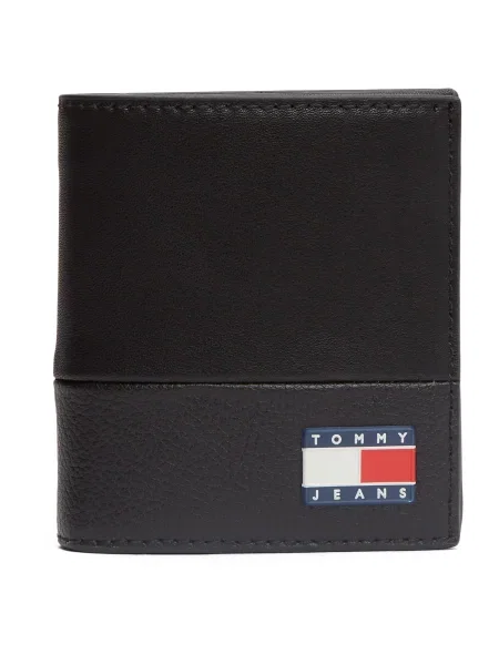 Tommy Jeans Denarnica HERITAGE' črna