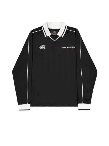 ALPHA INDUSTRIES Mikina čierna biela