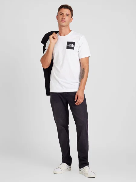 The North Face Tricou Fine alb