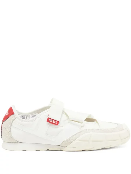 Sneakerși Diesel slip-on alb