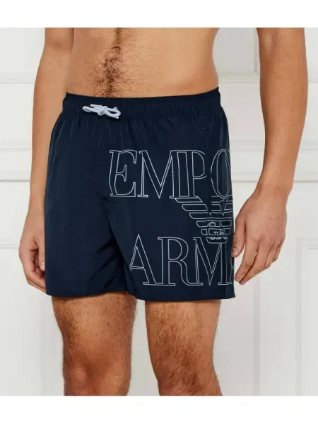 Sport rövidnadrág Emporio Armani kék