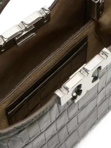 Geantă Tory Burch cu autograf verde
