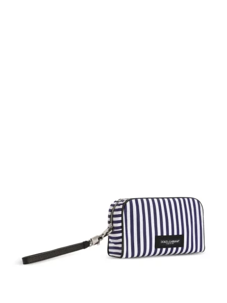 Prugasta torba Dolce & Gabbana puplin plava