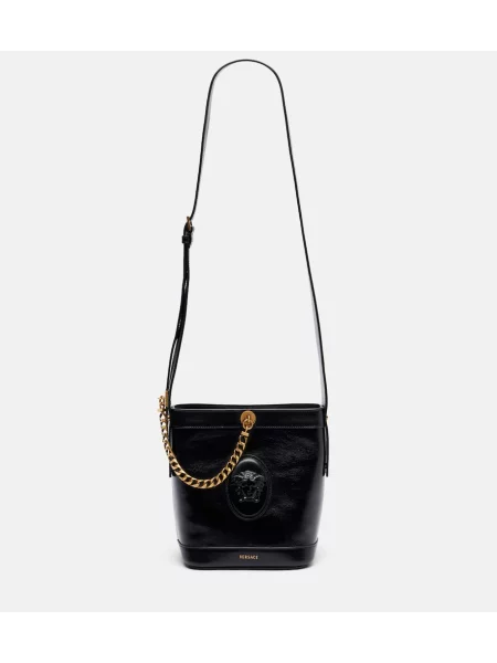 Geantă Versace din piele negru
