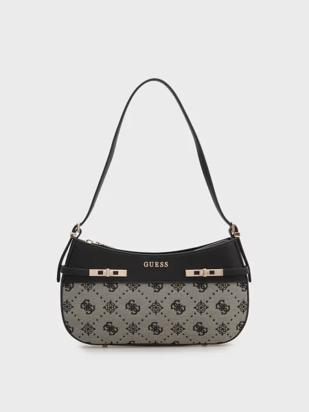 Сумка Guess з автографом сіра