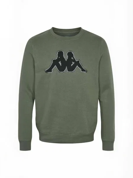 KAPPA Pulover KMLogo Airvit închis verde
