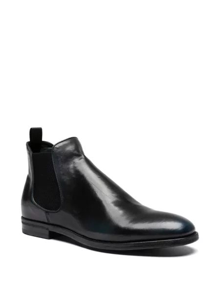 Botine Officine Creative din piele albastru