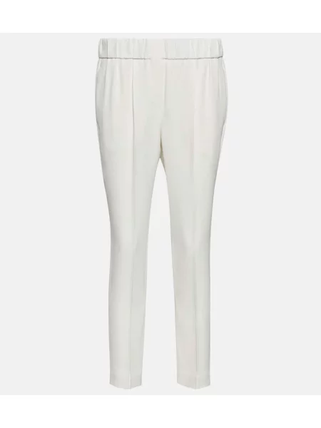 Pantaloni Brunello Cucinelli alb