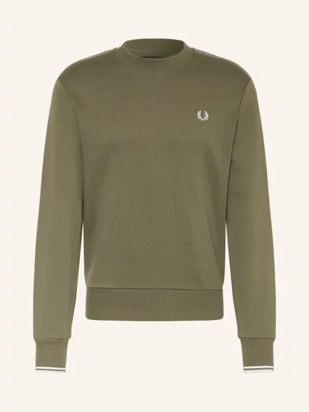 Fred Perry Mikina khaki zelená