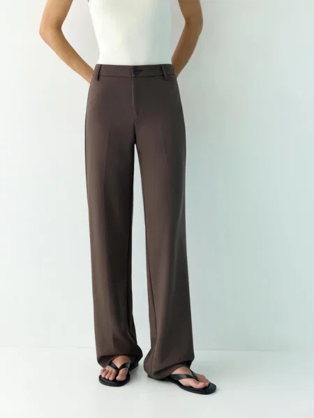 Pull&Bear Nohavice svetlohnedá