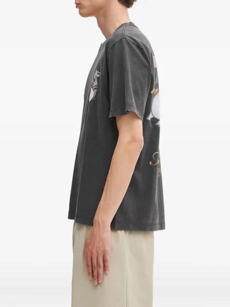Póló Filling Pieces nyomtatás szürke