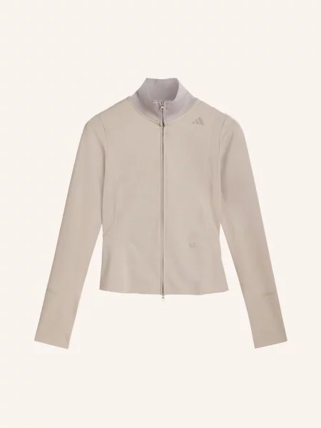 Adidas Tréninková Bunda světle hnědá