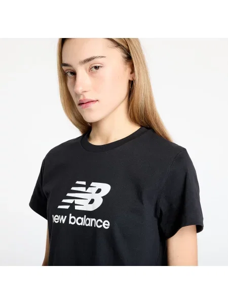 Dámske tričko New Balance Essentials Jersey black čierna