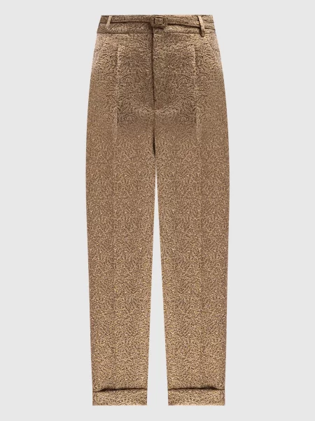 Брюки Christian Dior желтые