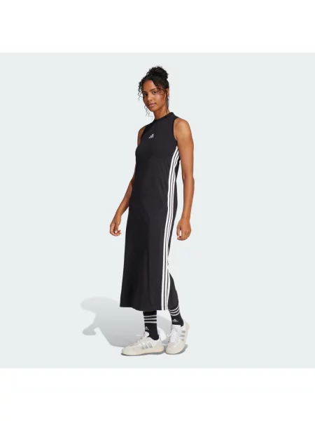 ADIDAS SPORTSWEAR Sportovní šaty Essentials černá bílá