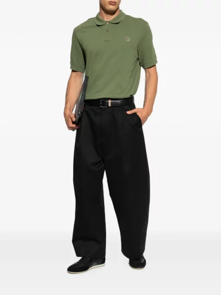 Tricou polo Ps Paul Smith cu model zebră verde