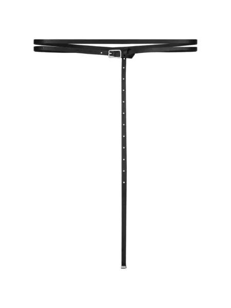 Cu centură curea Givenchy din piele negru