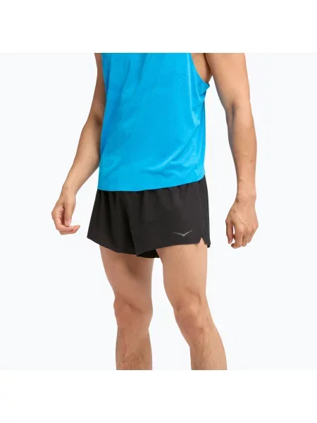 Шорти для бігу HOKA Race Day Split black чорні