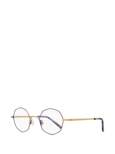 Ochelari de soare Morel cu imprimeu geometric violet